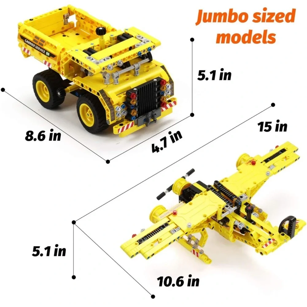 NEW STEM Toys Building Set for Kids 8-12 (361 pcs) Construction Engineering Kit